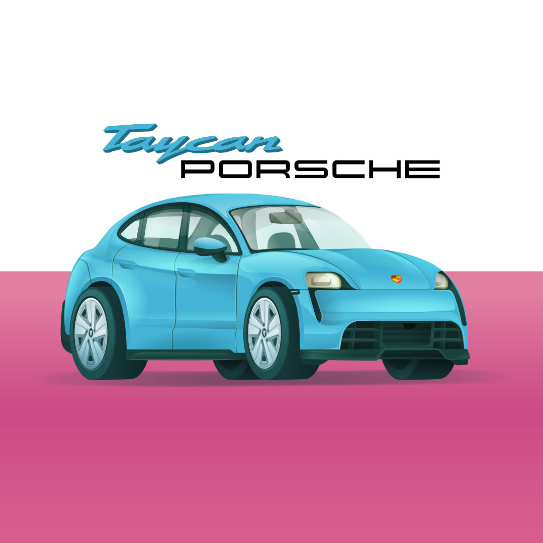 Porsche Taycan model sheet thumbnail